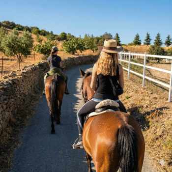 Paseo a Caballo camino